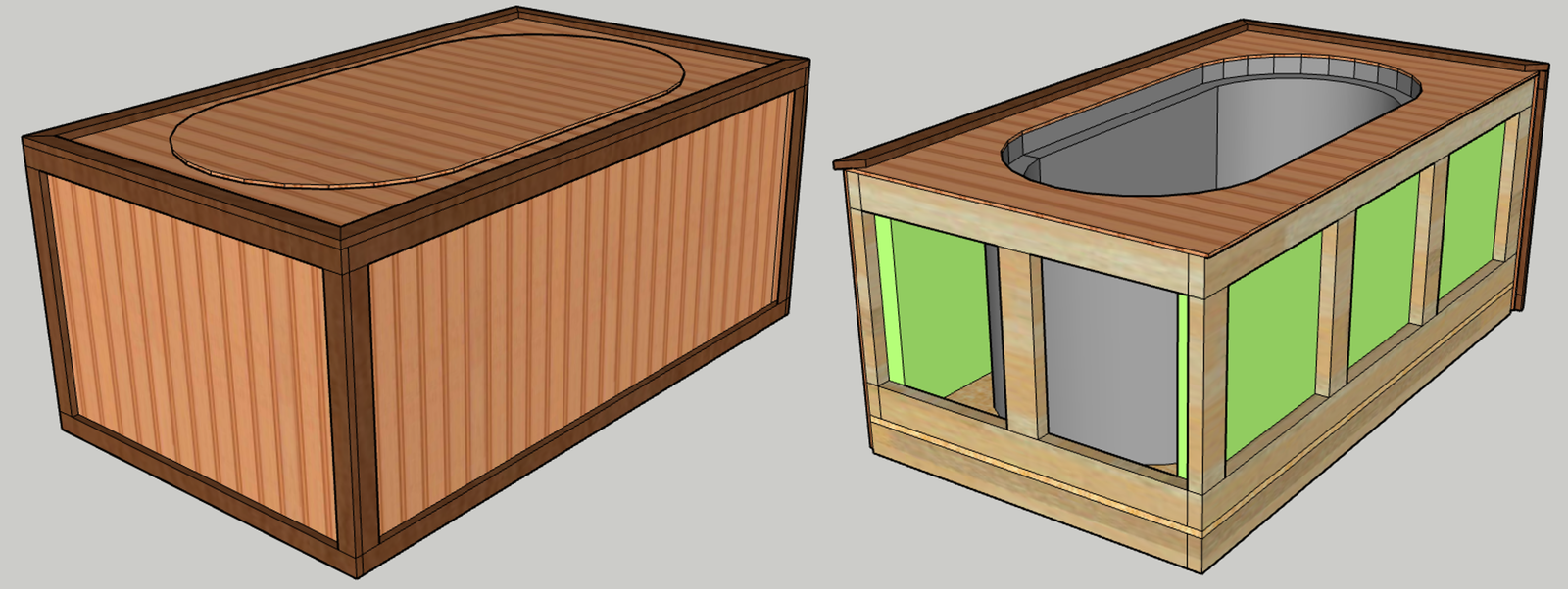 Designing a cold plunge insulated protective housing